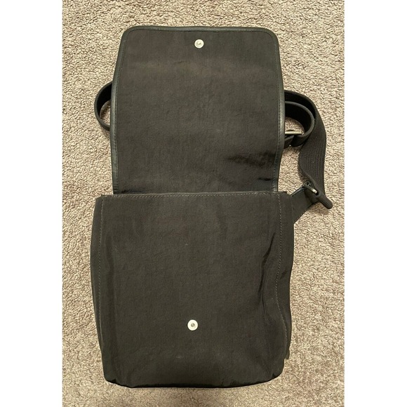 Skagen Eric Messenger‎ Bag Men's Black Nylon Leather Zippers - Picture 2 of 12